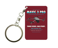 Thumbnail for DJI Mavic 3 Pro Key Chain design on dark red key chain