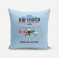 Thumbnail for Leonardo AW109SP GrandNew design on light blue pillow