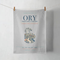 Thumbnail for Paris-Orly Airport (ORY) design on light gray towel