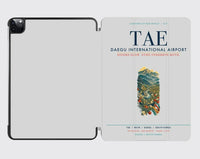 Thumbnail for Daegu International Airport (TAE) design on light gray ipad tablet case