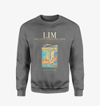 Thumbnail for Lima Jorge Chavez International Airport LIM Sweatshirt - Gray