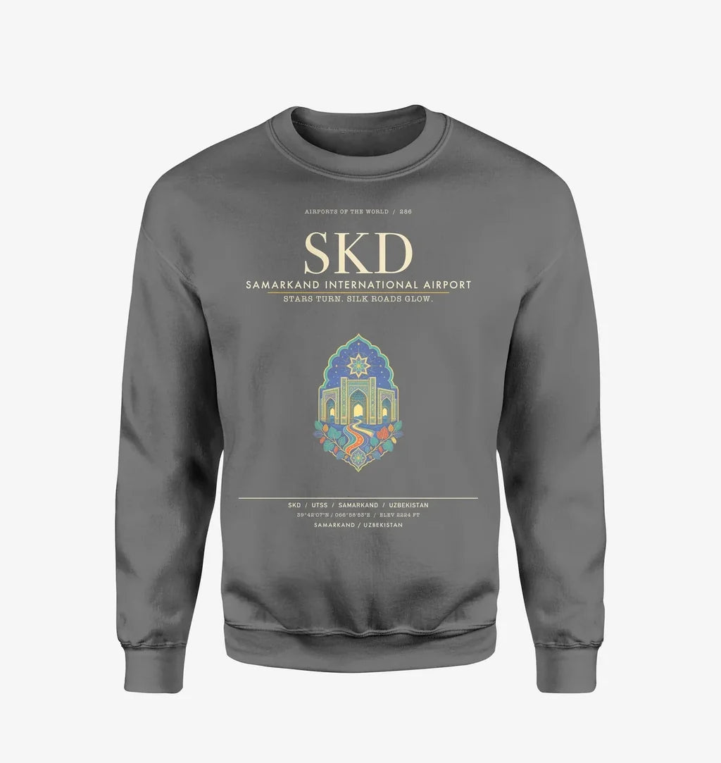 Samarkand International Airport SKD Sweatshirt - Gray