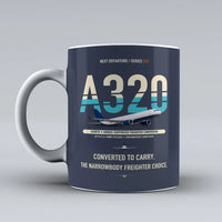 Thumbnail for A320P2F Mug design on dark blue airbus
