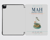 Thumbnail for Menorca Airport (MAH) design on light gray ipad tablet case