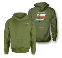 Thumbnail for F-86F SABRE design on green army hoodie