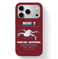 Thumbnail for DJI Mini 2 Case design on dark red iphone case