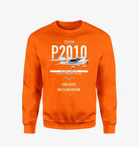 Thumbnail for Tecnam P2010 design on orange sweatshirt