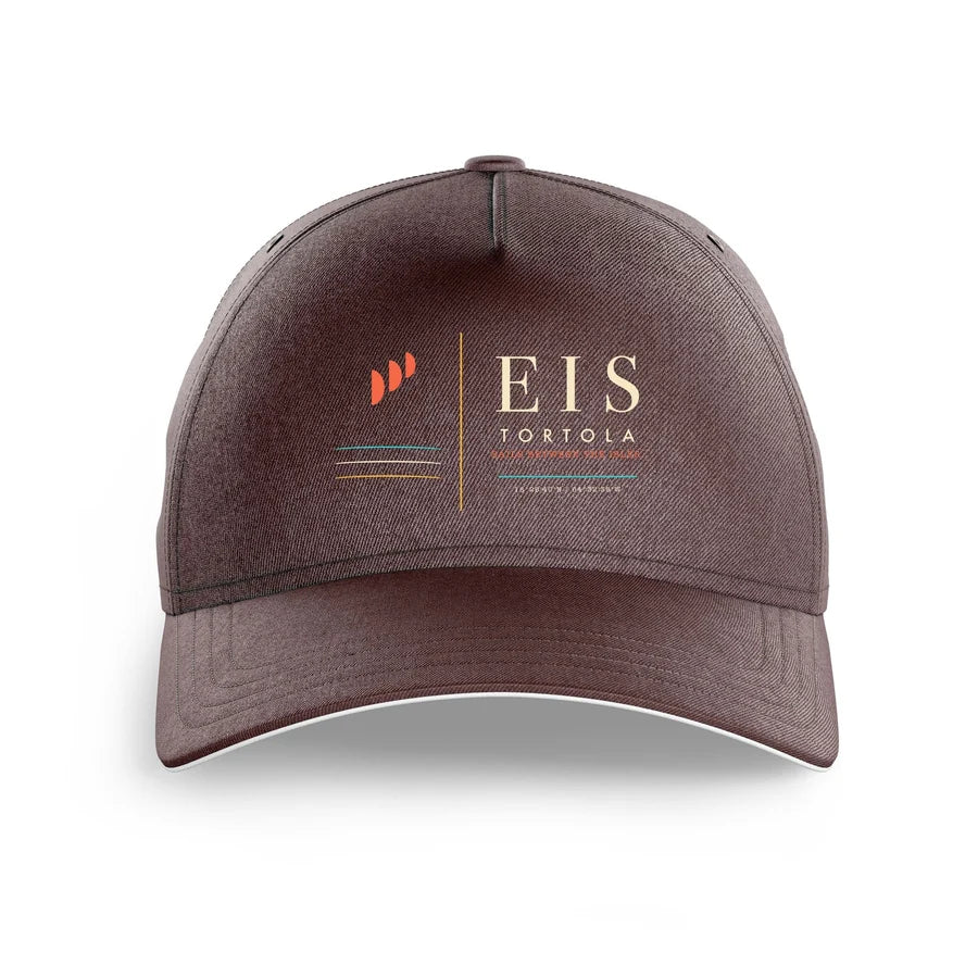 Terrance B. Lettsome International Airport EIS — Road Town (EIS) design on brown printed hat