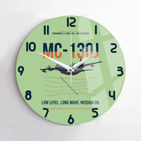 Thumbnail for MC-130J COMMANDO II design on light green no frame wall clock