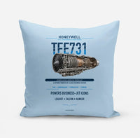 Thumbnail for TFE731 design on light blue pillow