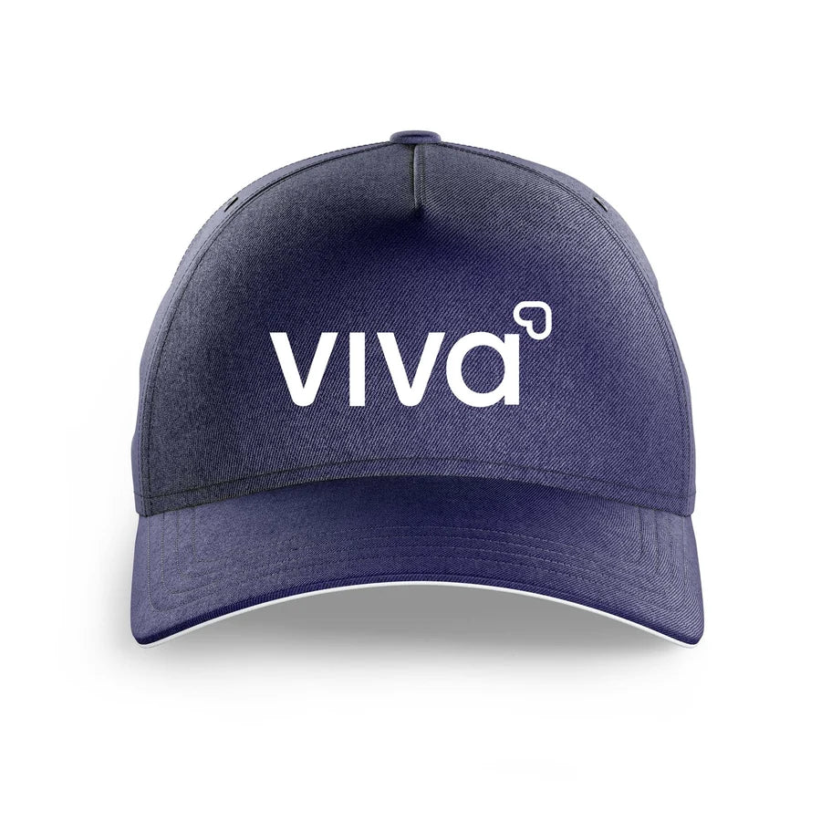 Viva Aerobus logo printed on dark blue cap