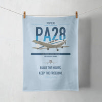 Thumbnail for Piper PA-28 Cherokee design on light blue towel