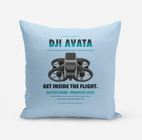 Thumbnail for DJI Avata design on light blue pillow