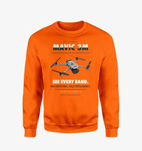 Thumbnail for DJI Mavic 3 Multispectral design on orange sweatshirt