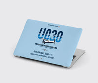 Thumbnail for Airbus U030 Flexrotor design on light blue MacBook case