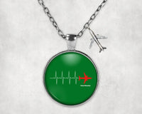 Thumbnail for Aviation Heartbeats Necklace - view 5