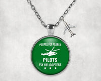 Thumbnail for People Fly Planes Pilots Fly Necklace - view 5