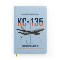 Thumbnail for KC-135 STRATOTANKER design on light blue notebook