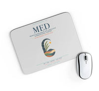 Thumbnail for Prince Mohammad Bin Abdulaziz International Airport (MED) design on light gray rectangle mouse pad