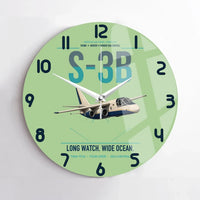 Thumbnail for S-3B Viking design on light green no frame wall clock