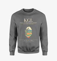 Thumbnail for Kigali International Airport KGL Sweatshirt - Gray