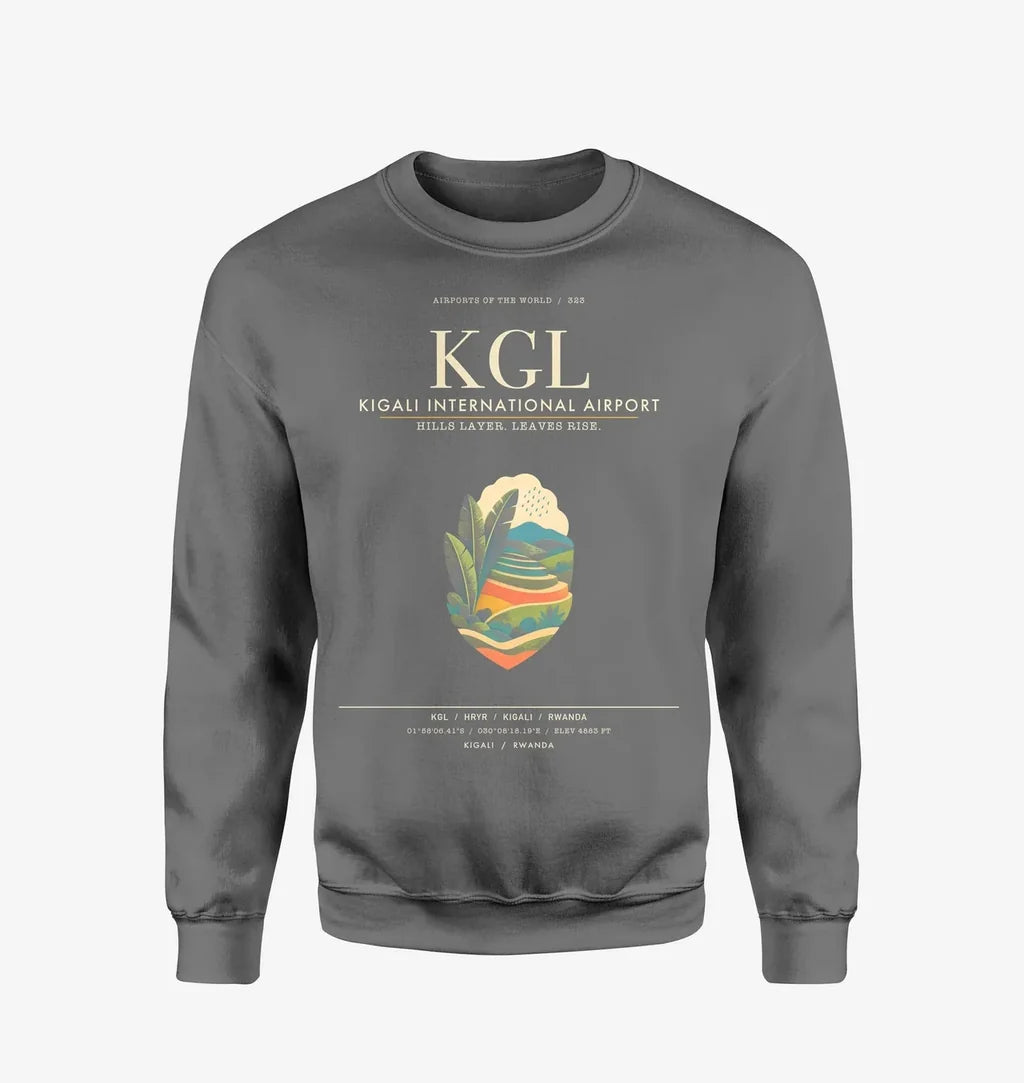 Kigali International Airport KGL Sweatshirt - Gray