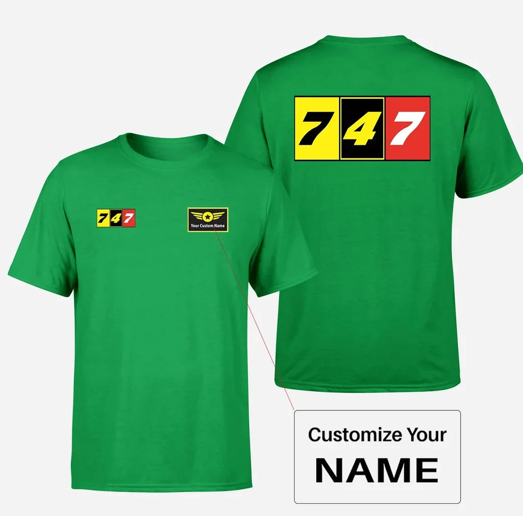 Customisable Boeing 747 T-Shirt - view 5