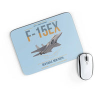 Thumbnail for F-15EX Eagle II design on light blue rectangle mouse pad