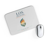 Thumbnail for Murtala Muhammed International Airport (LOS) design on light gray rectangle mouse pad