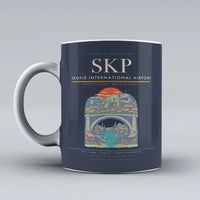 Thumbnail for Skopje International Airport SKP Mug - Dark Blue