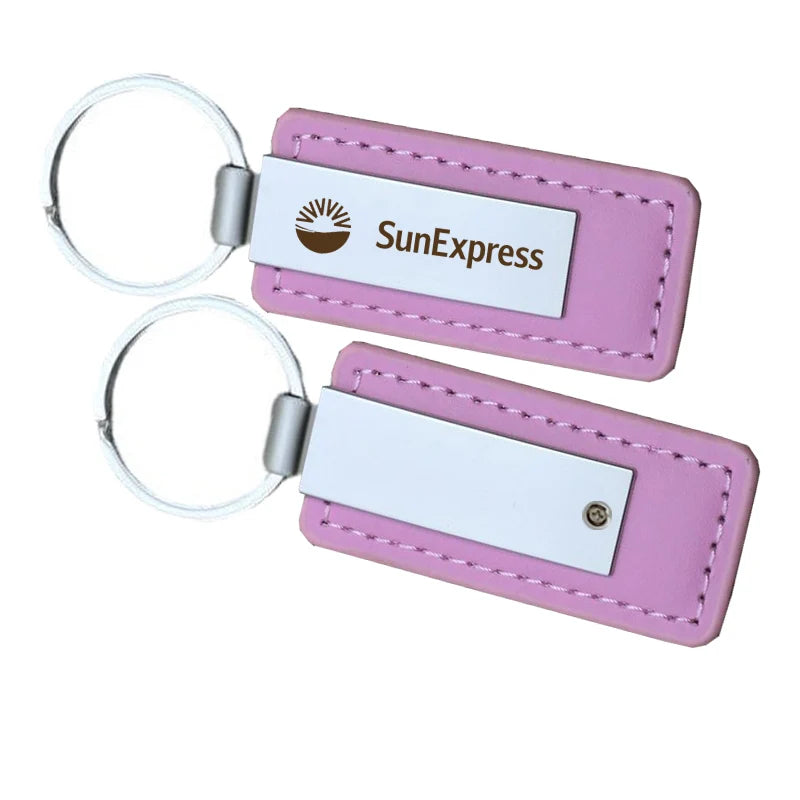 Customisable SunExpress Faux Leather Key Chain - view 6