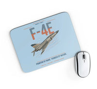 Thumbnail for F-4E Phantom II design on light blue rectangle mouse pad