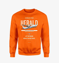 Thumbnail for Handley Page HPR.7 Dart Herald design on orange sweatshirt