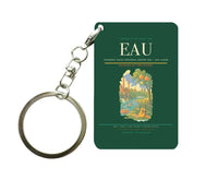 Thumbnail for Chippewa Valley Regional Airport (EAU) design on dark green key chain