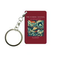 Thumbnail for VINTAGE G4276 - The Iceberg Channel - Designed Key Chain design on darkred