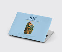 Thumbnail for Yogyakarta International Airport (JOG) design on light blue MacBook case