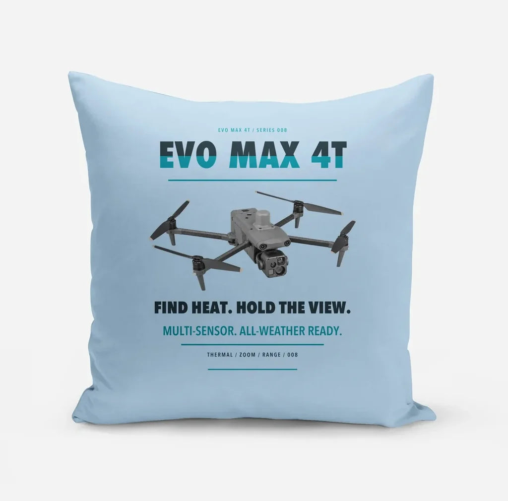 Autel EVO Max 4T design on light blue pillow