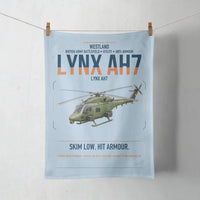 Thumbnail for Westland Lynx AH7 design on light blue towel