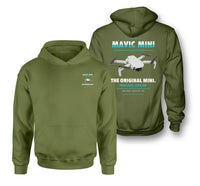 Thumbnail for DJI Mavic Mini design on green army hoodie