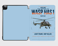 Thumbnail for Westland Wasp HAS1 design on light blue ipad tablet case