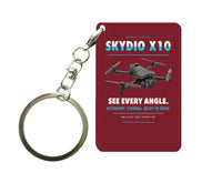 Thumbnail for Skydio X10 Key Chain design on dark red key chain
