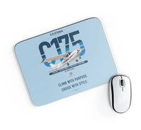 Thumbnail for Cessna 175 Skylark design on light blue rectangle mouse pad