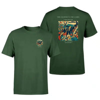 Thumbnail for VINTAGE G4103 - The Charter To The Games - Double-Side T-Shirt design on darkgreen double side t shirt