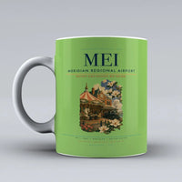 Thumbnail for Meridian Regional Airport (MEI) airport code design on light green ceramic mug