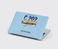 Thumbnail for Macchi C.202 Folgore design on light blue MacBook case