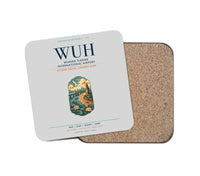 Thumbnail for Wuhan Tianhe International Airport (WUH) design on light gray 1 piece coaster