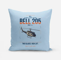 Thumbnail for Bell 205A-1++ design on light blue pillow