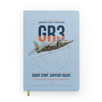 Thumbnail for Hawker Siddeley Harrier GR3 design on light blue notebook