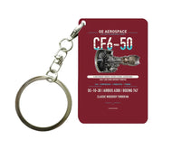 Thumbnail for CF6-50 Key Chain design on dark red key chain
