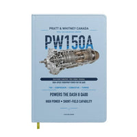 Thumbnail for PW150A design on light blue notebook